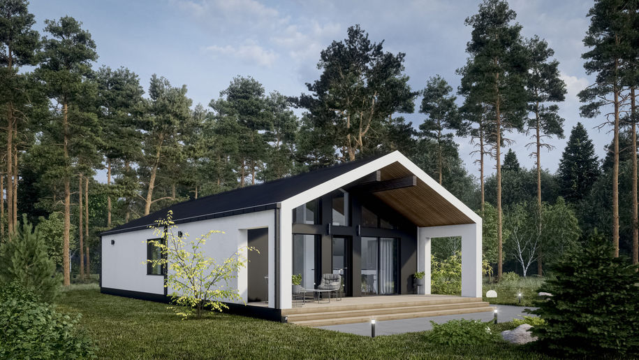 Проект дома «BARN_90» 