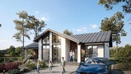 Строящийся дом 110 м.кв из газобетона от застройщика в Барнауле, ЖК Березовый мыс, ул. Булгакова 41, отделка клинкерная плитка (3)