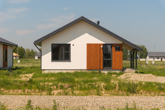 Строящийся дом 70 м.кв из газобетона от застройщика в Барнауле, ЖК Березовый мыс, ул Булгакова, 50, фото 11
