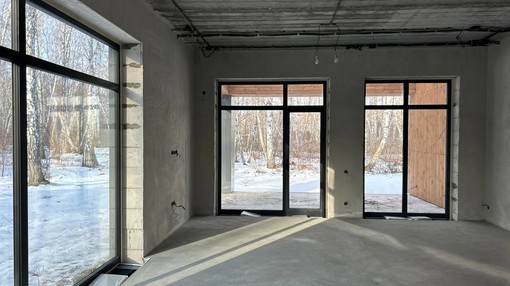 Построенный дом из газобетона по проекту FLAT_120, Фирсово, Ягодный, сдача 2025